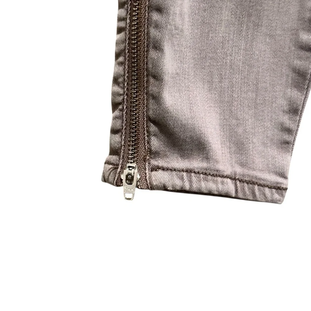 Pistola Hunter Skinny Cargo Zipper 27” Inseam Tencel Pants Women’s Size 27 Gray - Picture 4 of 9